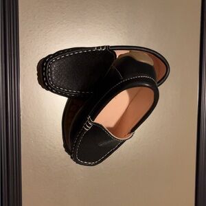Elegant Black Kids Dress Loafers